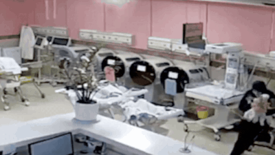 Chaos in Iran’s hospitals: Chaos in Iran’s hospitals amid strike captured on CCTV; Patient and staff were seen scuffling