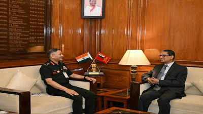 ‘Deep cooperation for regional peace’: Upendra Dwivedi meets Bangladesh High Commissioner Riyaz Hamidullah. india news