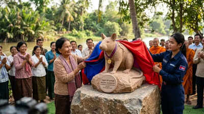 Cambodia honors its most famous landmine-sniffing rat, Magava, with a statue World News