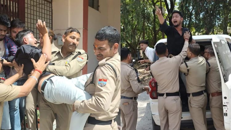 ऋषिकेश: परीक्षा परिणाम में गलतियों को लेकर छात्र हुए हिंसक, कॉलेज गेट पर लगाया ताला, पुलिस उन्हें थाने ले गई – Venkatesh News परीक्षा परिणाम को लेकर छात्र हुए हिंसक, कॉलेज गेट पर लगाया ताला, पुलिस ने हिरासत में लिया