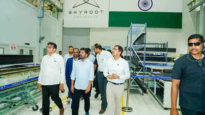 Telangana CM flags off Skyroot Aerospace’s Vikram-1: India’s first private orbital rocket india news