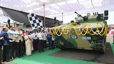 DRDO unveils advanced armored vehicles for combat support and deployment in Ladakh, desert, riverine areas. india news
