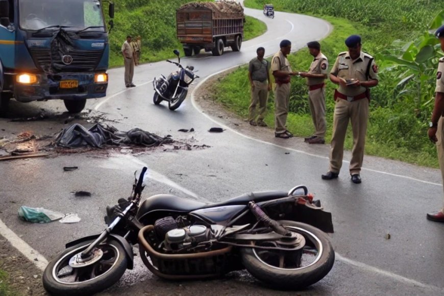 NH-19 बना ‘मौत का हाईवे’: तेज रफ्तार बाइक की टक्कर से युवक की मौत, महिला गंभीर