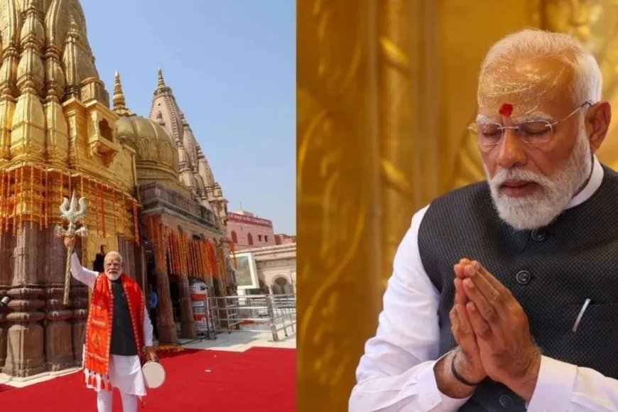 वाराणसी में मोदी-मोदी… 14 किलोमीटर मेगा रोड शो के बाद काशी विश्वनाथ धाम पहुंचे पीएम