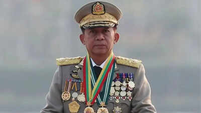 Myanmar President Min Aung Hlaing promised democracy and peace in his inaugural speech. world News