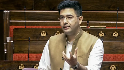 Raghav Chaddha: ‘My party leaders are not here’: Raghav Chaddha takes indirect dig at Aam Aadmi Party in Rajya Sabha. india news