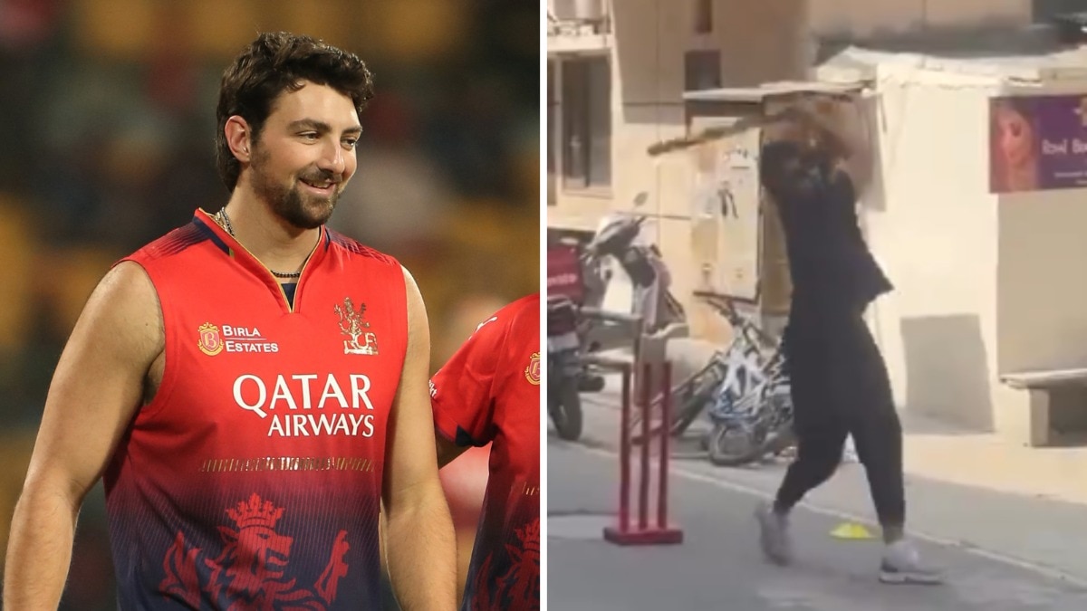 DC vs RCB: Tim David, Romario Shepherd played cricket in the streets of Delhi, video goes viral