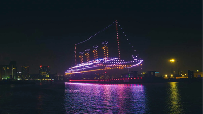 Titanic returns, this time in the skies: 950 drones recreate the iconic liner in a stunning show over Belfast, UK world News