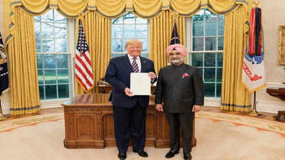 ‘A matter of satisfaction and happiness’: Delhi LG and former envoy Taranjit Sandhu on Trump’s congratulatory message. india news