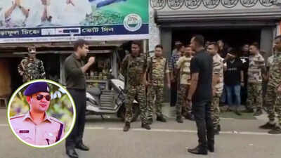 ‘Don’t cry later’: UP encounter expert posted on Bengal election duty warns TMC candidate, video creates big controversy | india news