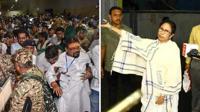 Mamata Banerjee: Mamata raids EVM strongroom; TMC, BJP face off over molestation claims: How the late night drama unfolded. india news