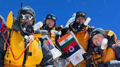 BSF women’s team created history by conquering Mount Everest. india news