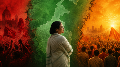 From red to green to saffron? BJP is eyeing a change of power in Bengal as Mamata is saving her ground. india news