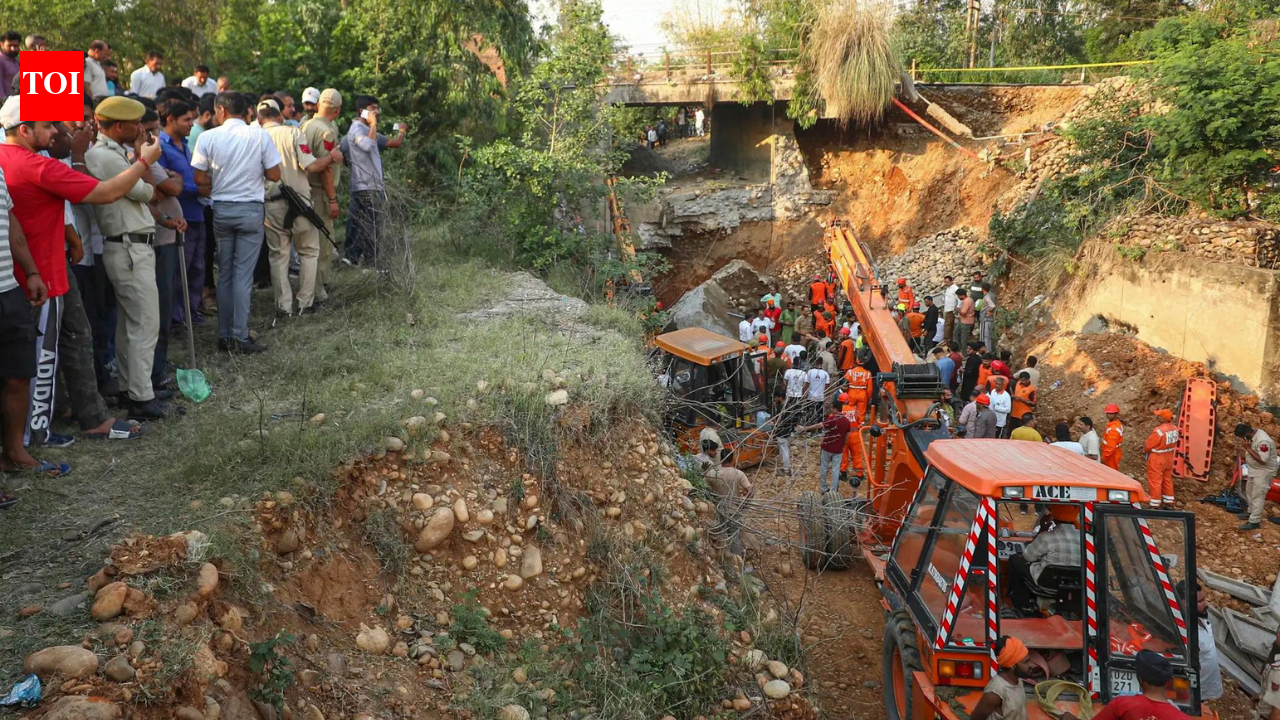 Jammu and Kashmir: Death toll in Jammu bridge collapse rises to three, 2 engineers suspended. india news