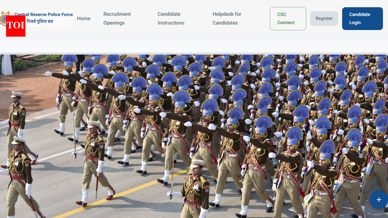 CRPF Constable Recruitment 2026: Registration continues for 9,195 posts; Check Selection Process, Direct Link to Apply