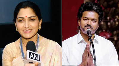 ‘He should lead’: BJP state vice president Khushboo Sundar supports TVK chief Vijay for CM | india news