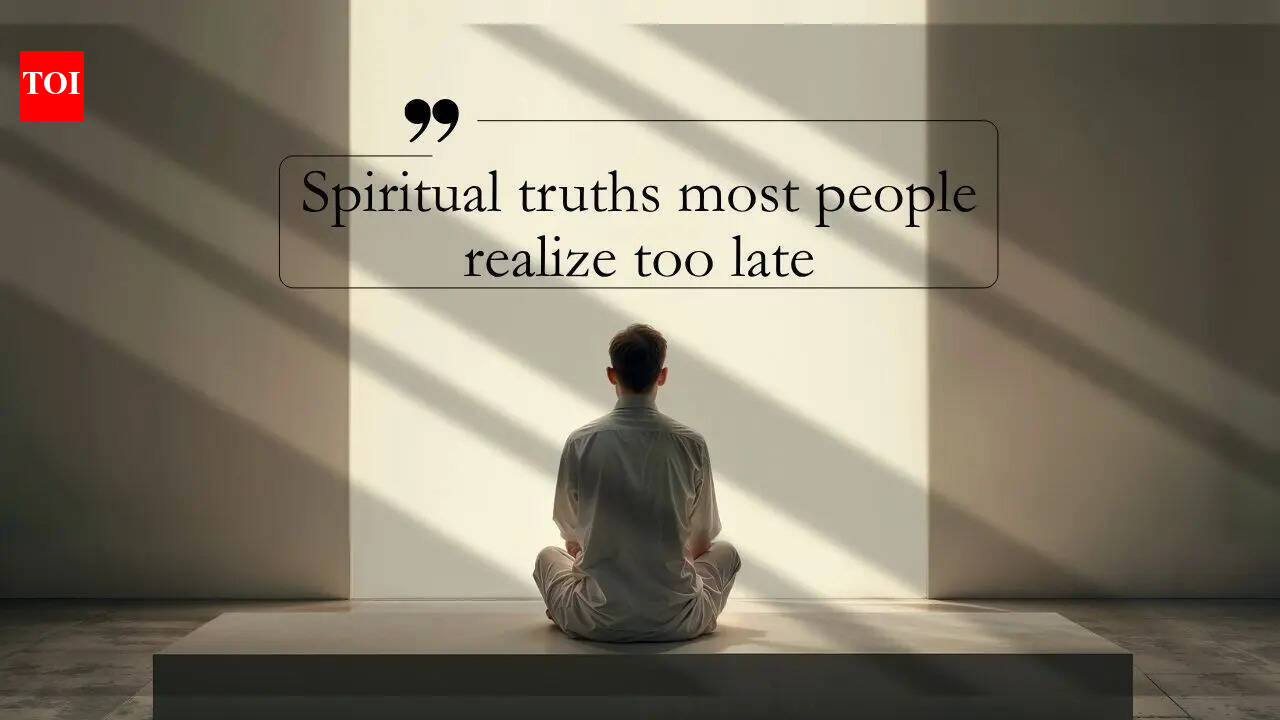Most people realize spiritual truth too late