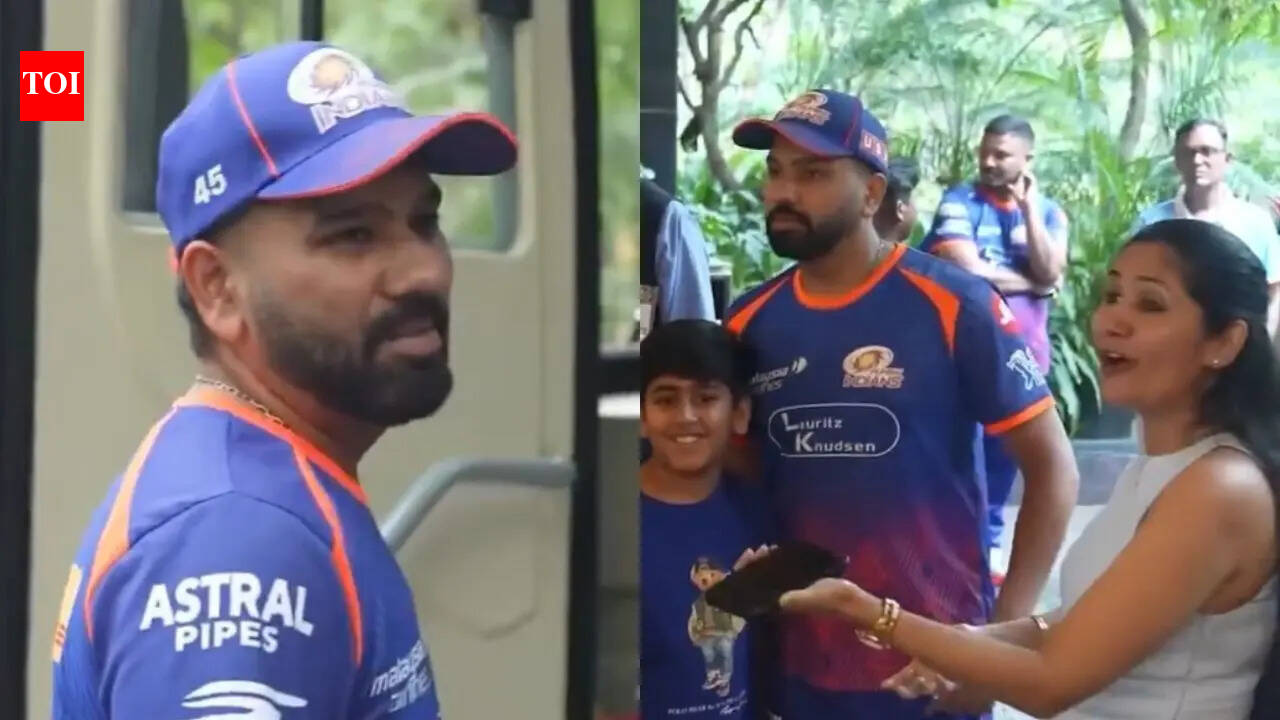 ‘So what should I do now?’: Rohit Sharma disappointed with female fan’s selfie act – watch | cricket news