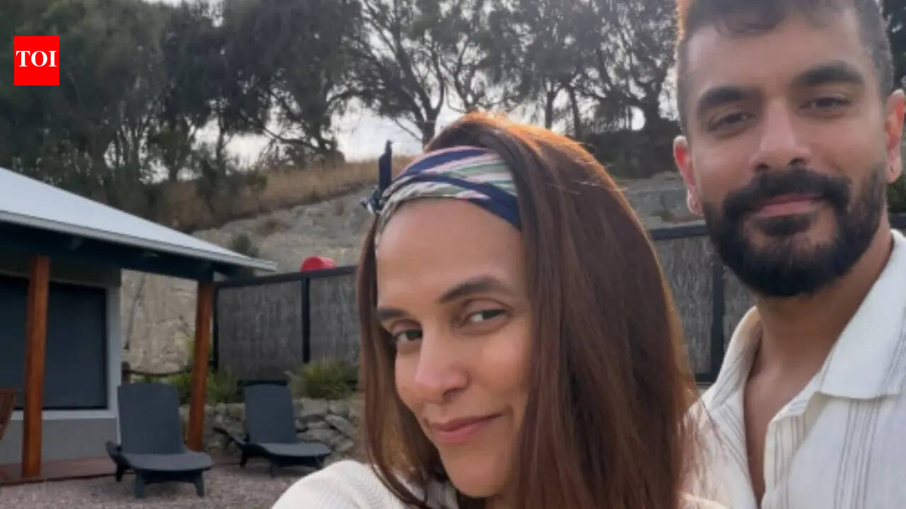 Angad Bedi: Neha Dhupia and Angad Bedi celebrate 8th anniversary with unseen pictures and romantic notes: ‘Who would have thought’ | hindi movie news