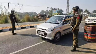 Two arrested including a teacher for providing support to terrorists in Jammu and Kashmir. india news