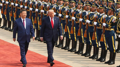 Why did we see a restrained Trump in China?