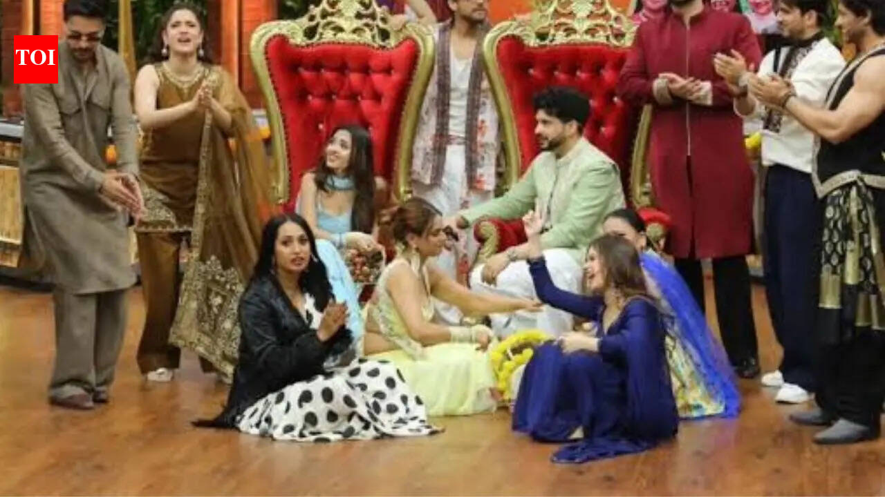 Karan Kundrra and Tejasswi Prakash bring a glimpse of a Punjabi wedding in Laughter Chefs Unlimited Entertainment