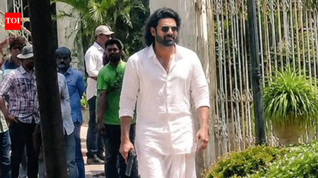 Prabhas spotted on Sandeep Reddy Vanga’s ‘Spirit’ sets in Kompally