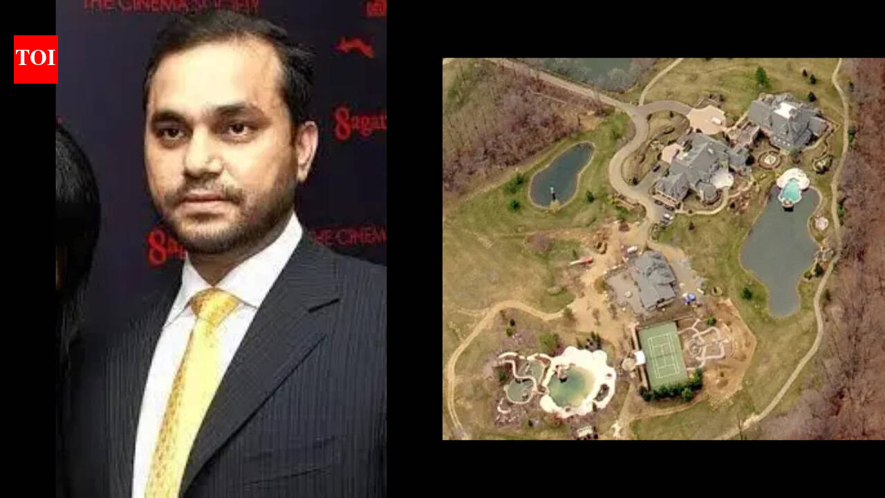 His New Jersey mansion had a saltwater pond surrounded by imported sand