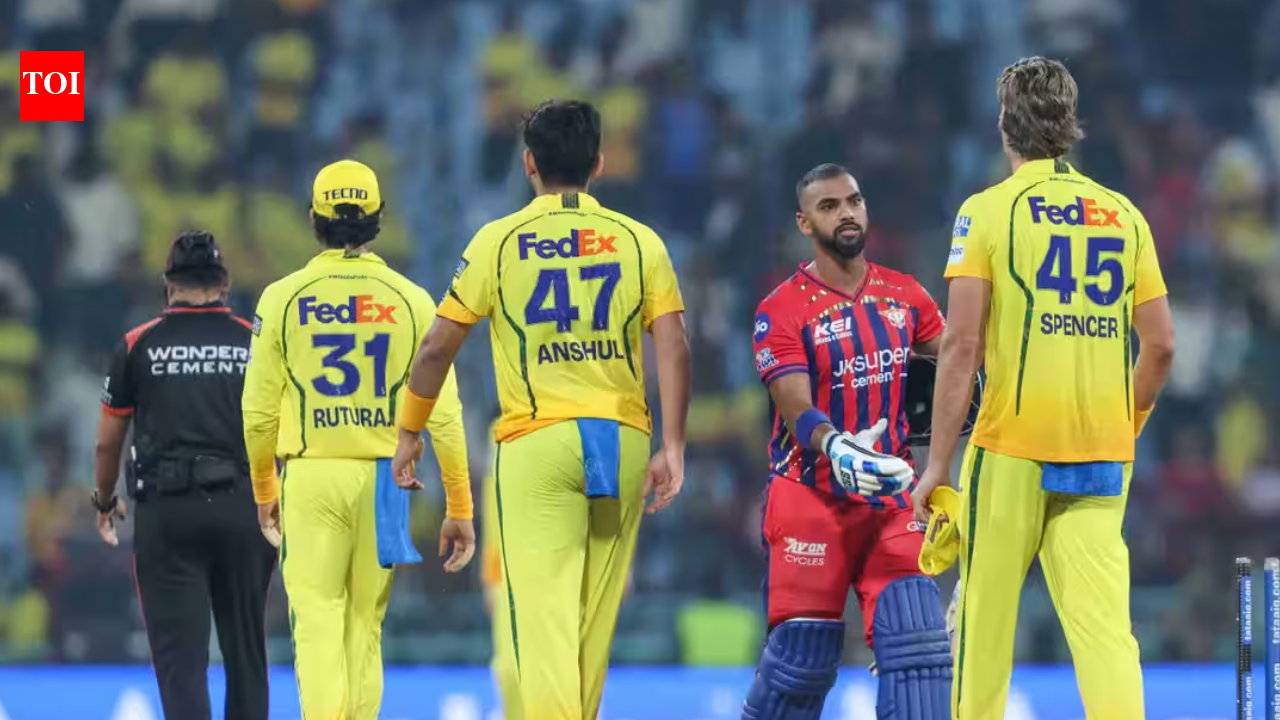 CSK coach Michael Hussey after the defeat against LSG.