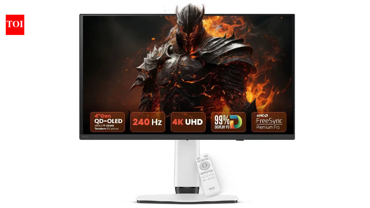 BenQ MOBIUZ EX321UZ QD-OLED gaming monitor launched in India: Price, specifications and more