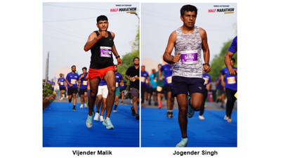 5K 40-49 Age Group (Male): Experience, discipline and competitive spirit. Times Internet Half Marathon 2026 | india news