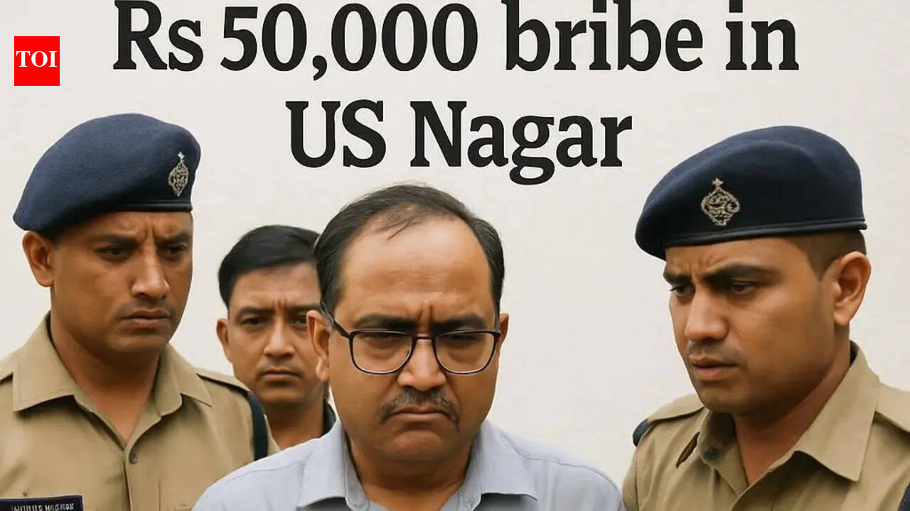 JVNL engineer arrested for taking bribe of Rs 50,000 in US Nagar. dehradun news