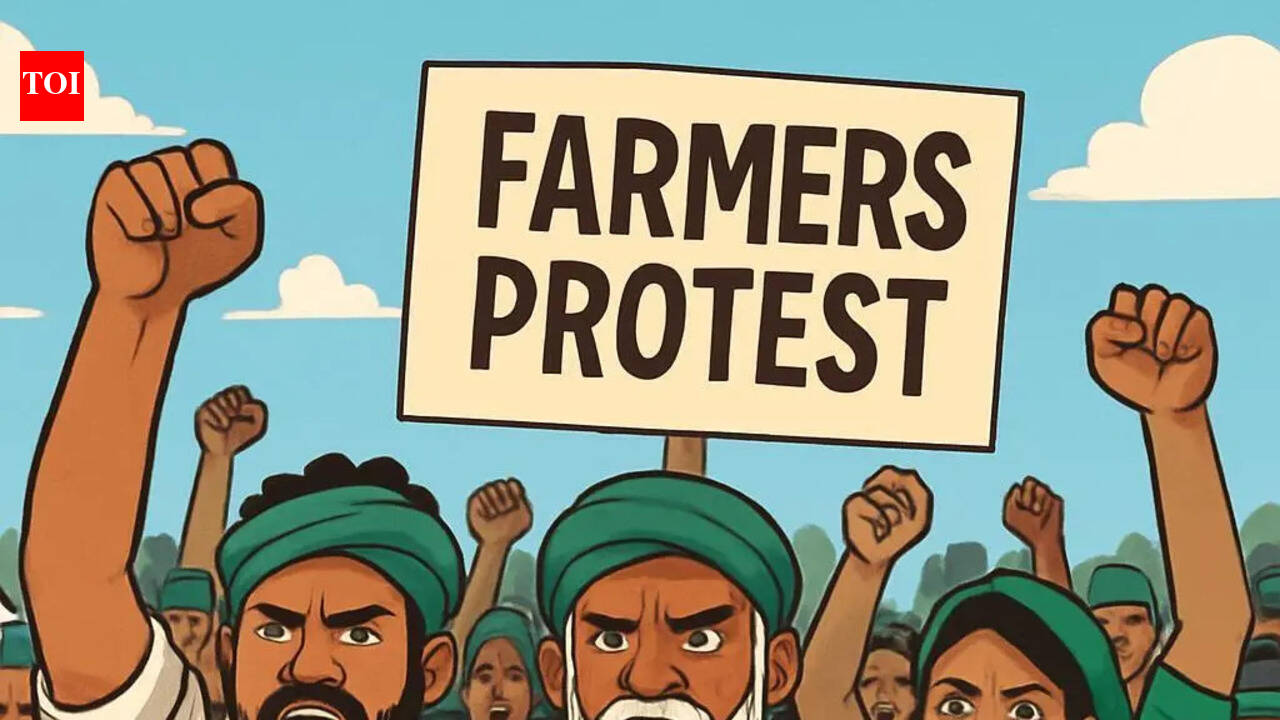 Mysuru farmers protest against mandatory FID rule for fertilizer purchase. Mysore News