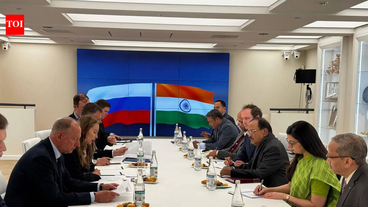 Ajit Doval and Nikolai Patrushev discuss maritime and defense cooperation in Moscow. india news