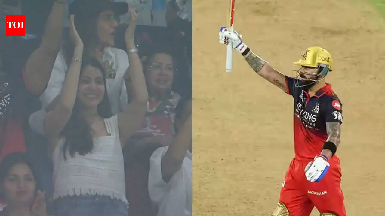 WATCH: Anushka Sharma gives standing ovation to Virat Kohli after match-defining fifty in IPL final | cricket news