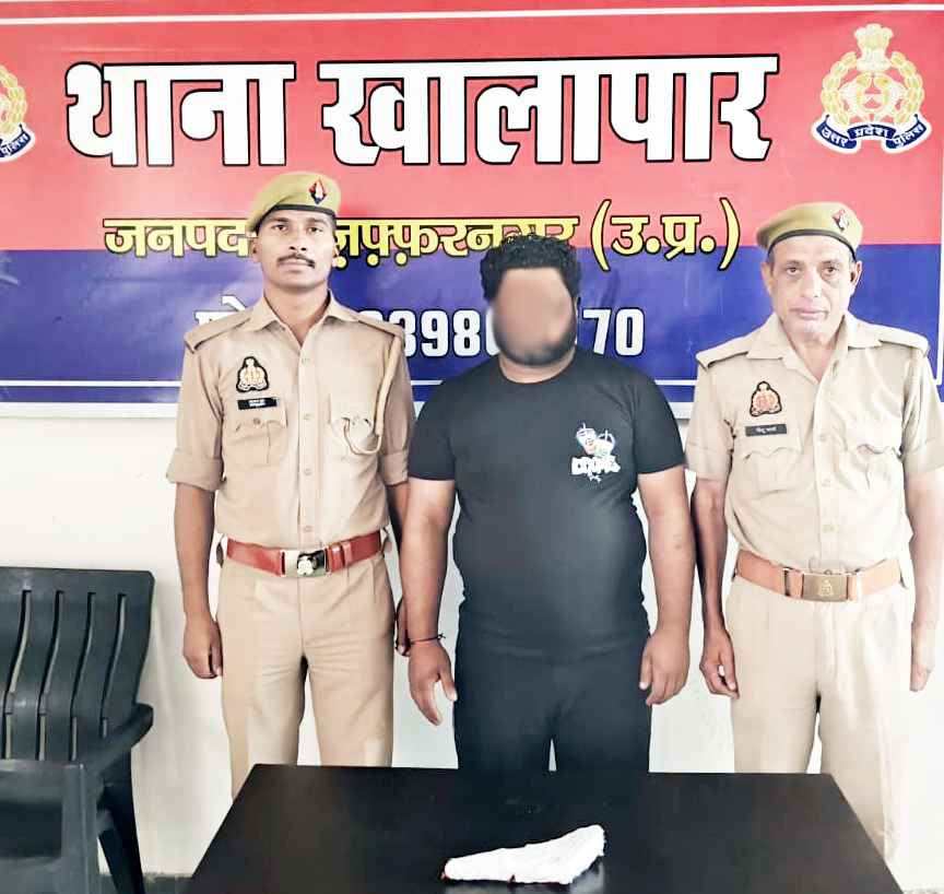 मुज़फ्फरनगर में अवैध हथियार के साथ युवक गिरफ्तार, शामली बाईपास पर पुलिस की कार्रवाई के दौरान हुई बड़ी कार्रवाई