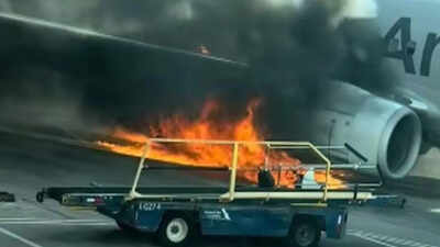 Plane with 231 passengers passes over Jaywalker, engine catches fire