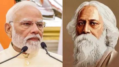 ‘Eternal voice of civilisation’: PM Modi pays tribute to Rabindranath Tagore on ‘Pochishe Boishakh’ india news