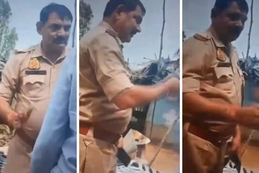 बिजनौर में पुलिस का दबदबा, 12 सेकेंड में युवक को जड़ा थप्पड़, वायरल वीडियो से मचा हड़कंप