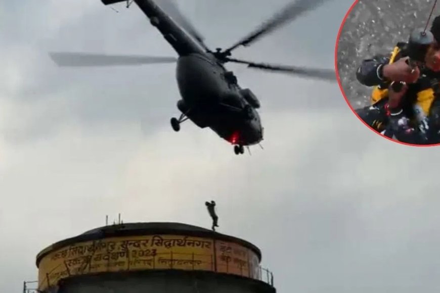 सिद्धार्थनगर में चमत्कारिक रेस्क्यू: एयरफोर्स ने 15 घंटे बाद टैंक में फंसे दो किशोरों को बचाया, एक की मौत