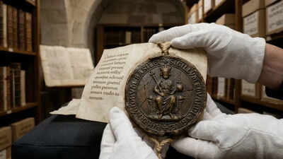 Edward the Confessor seal: Lost for 40 years: 1,000-year-old royal seal of Edward the Confessor found in Paris | world News