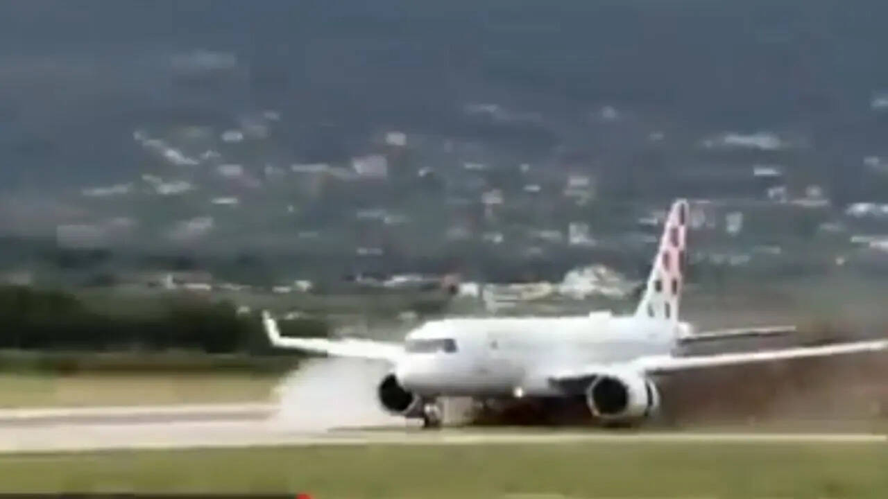 Croatia Airlines plane skidded off runway during takeoff