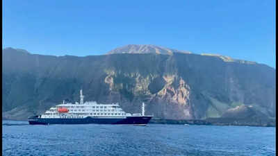 ‘Hantavirus’ cruise passenger who visited school on remote island Tristan de Cunha is believed to be infected