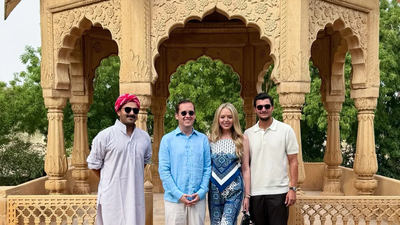 US President Donald Trump’s daughter Tiffany visited Sonar Fort in Jaisalmer. india news
