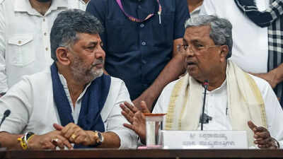 Karnataka ‘drama’ not over yet? Siddaramaiah, Shivkumar in Delhi, Congress mulling next step. india news