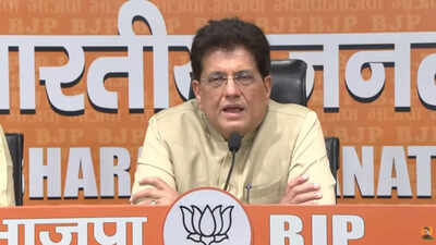 ‘Congress insulted tricolor abroad’: Piyush Goyal criticizes Rahul Gandhi’s ‘traitor’ attack on PM Modi | india news