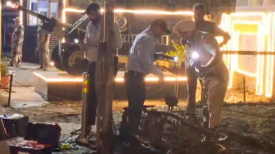 Panic in Jalandhar: Investigation started after scooter catches fire near BSF headquarters. india news