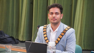 23-year-old Tushar Kumar becomes Britain’s youngest Indian-origin mayor of Borehamwood