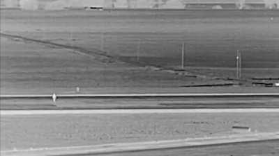 Horrific video shows moment Frontier Airlines plane collides with man on Denver runway