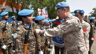 More than 550 Indian peacekeepers awarded UN medals in South Sudan india news